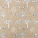[S1675L-1057] [S1675L] Jersey Digital Printed Pastel Jungle (Pebble)
