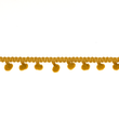 [001R-1104] [001R] Ruban Galon Pompons Petit (Ocre)