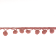 [003R-1000] [003R] Ruban Galon Pompons Grand (Abricot)