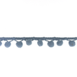 [003R-1174] [003R] Bolletjesband Groot (Wolken Blauw)