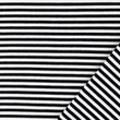 [S1685L-1132] [S1685L] Jersey Jacquard Stripes With Offwhite (Black)