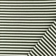 [S1685L-1172] [S1685L] Jersey Jacquard Stripes With Offwhite (Camo Green)