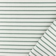 [S1687L-1110] [S1687L] Jersey Jacquard Mini Breton Stripes (Old Green)