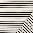 [S1687L-1132] [S1687L] Jersey Jacquard Mini Breton Stripes (Black)