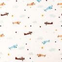 [S1701L-3681] [S1701L] Jersey Digital Printed Plane Snoozy Fabrics (Design A)