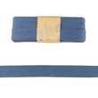 [705R-187119] [705R] Viskose Schrägband Uni 10 x 3m (Stahl Blau)