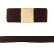 [705R-187163] [705R] Viskose Schrägband Uni 10 x 3m (Dunkler Mokka)