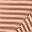 [S1686R-1126] [S1686R] Jersey Jacquard Piccole Strisce Con Bianco Sporco (Rosso Mattone)