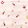 [S1436R-187368] [S1436R] Poplin Digital Printed Stripes and Friends Snoozy Fabrics (Design E)