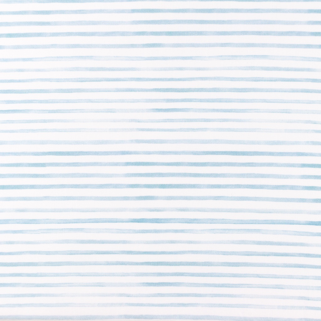 [S1437R] Popeline Impression Numérique Rayures et Amis Snoozy Fabrics