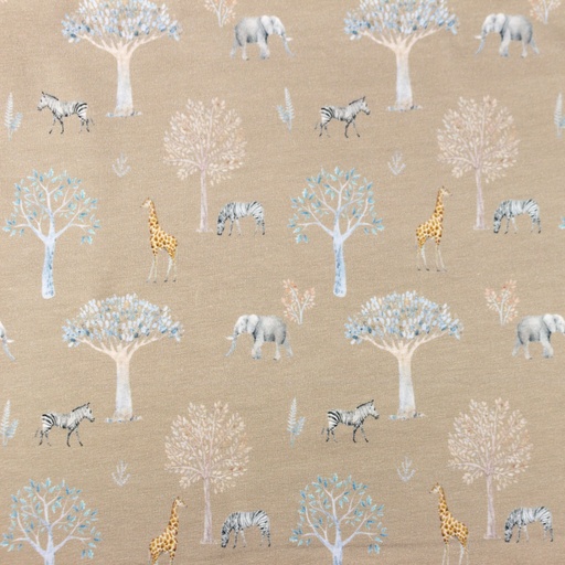 [S1675R] Jersey Digital Printed Pastel Jungle