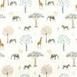 [S1675R-1103] [S1675R] Jersey Digital Printed Pastel Jungle (Offwhite)