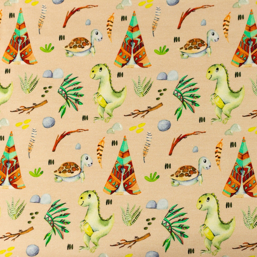 [S1700R] Jersey Digital Printed Rex Snoozy Fabrics