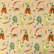 [S1700R-3682] [S1700R] Jersey Digital Printed Rex Snoozy Fabrics (Design B)