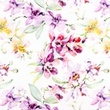 [S1454R-187500] [S1454R] Jersey Digital Printed Watercolour Flowers Snoozy Fabrics (Design C)