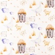 [S1469R-187604] [S1469R] Jersey Digital Printed Farm Style Snoozy Fabrics (Design B)