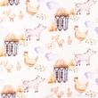 [S1469R-187606] [S1469R] Jersey Digital Printed Farm Style Snoozy Fabrics (Design D)