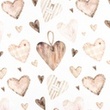 [S1471R-187615] [S1471R] Jersey Digital Printed Lovely Hearts Snoozy Fabrics (Design A)