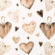 [S1477R-187653] [S1477R] Poplin Digital Printed Lovely Hearts Snoozy Fabrics (Design A)