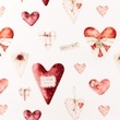 [S1477R-187654] [S1477R] Poplin Digital Printed Lovely Hearts Snoozy Fabrics (Design B)