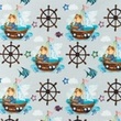 [S1532R-187995] [S1532R] Jersey Digital Printed Bear Maritiem (Design B)