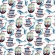[S1488R-187724] [S1488R] Jersey Digital Printed Walrus Snoozy Fabrics (Design A)