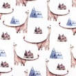 [S1488R-187725] [S1488R] Jersey Digital Printed Walrus Snoozy Fabrics (Design B)