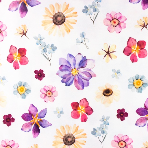 [S1538R] Jersey Digital Printed Daisies