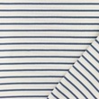 [S1687L-1125] [S1687L] Jersey Jacquard Mini Breton Stripes (Steel Blue)