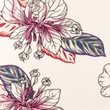 [S1698R-3682] [S1698R] Rayon Poplin Printed Fleur (Design B)