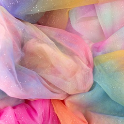 [S1232L] Tulle Arcobaleno insieme a Glitter