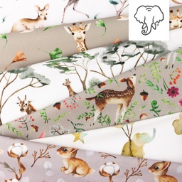 [S1235L] Poplin Digital Printed Mix Starr Snoozy Fabrics