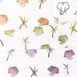 [S1239L] Popelín Digitální Tisk Mix Olly Snoozy Fabrics