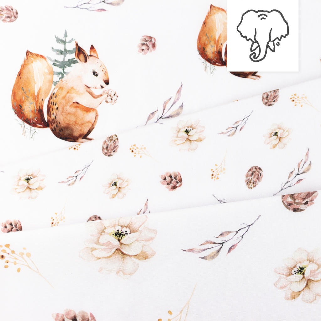 [S1286L] Popeline Digital Gedruckt Mix Dany Snoozy Fabrics