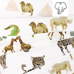 [S1237R] Poplin Digital Printed Mix Aspen Snoozy Fabrics