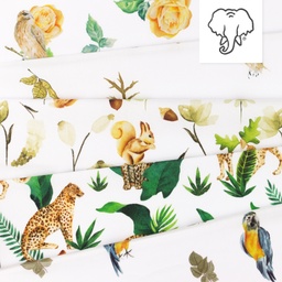 [S1240R] Poplin Digitaltryck Mix Dale Snoozy Fabrics