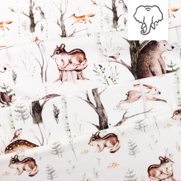 [S1257R] Popeline Impression Numérique Mix Flint Snoozy Fabrics