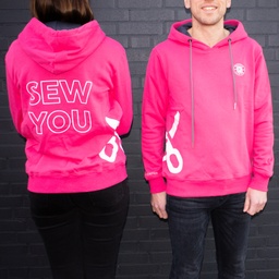 [TCM007R] Textile Center Hoodie Fuchsia