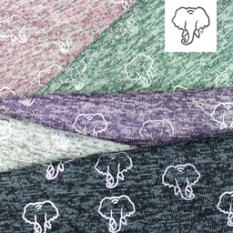 [S1679L] Pletené Fleece Olly Snoozy Fabrics