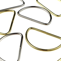 [712R] Metalen D Ring Tassen Band