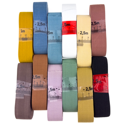 [714R] Bosjes Elastiek 2,5 m x 25 mm