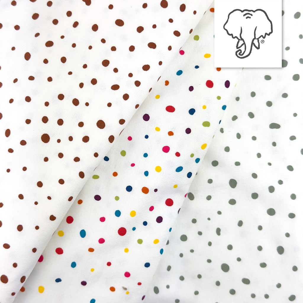 [S1801L] Jersey Imprimé Points Snoozy Fabrics
