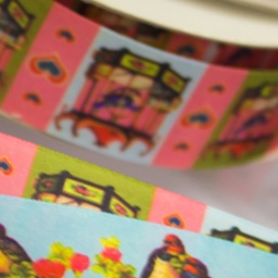 [035R] Satin Ribbon Printed