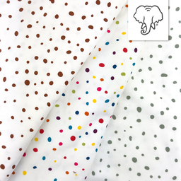 [S1801R] Jersey Printed Dots Snoozy Fabrics