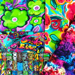 [S1812R] Jersey Digitální Tisk Graffiti Street Art