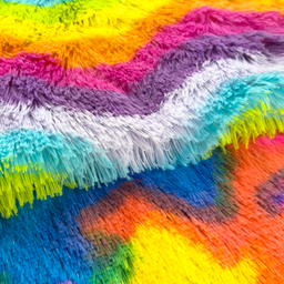 [S1855L] Rainbow Fur