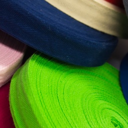 [041R] Twill Tape Cotton Washed 25 mm