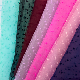 [S1883L] Tule With Dots