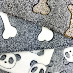 [S1852R] Wellness Fleece Bone And Panda