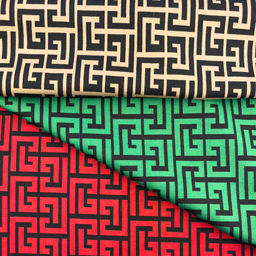 [S1866R] Punta Di Roma Jacquard-Symbole